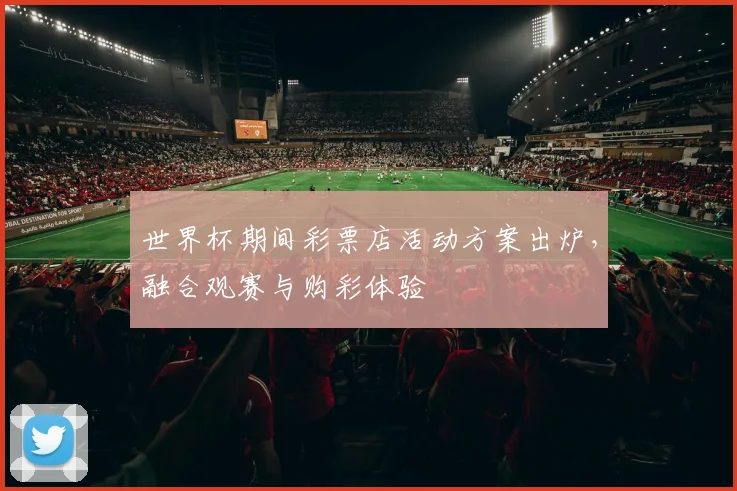 世界杯期间彩票店活动方案出炉，融合观赛与购彩体验