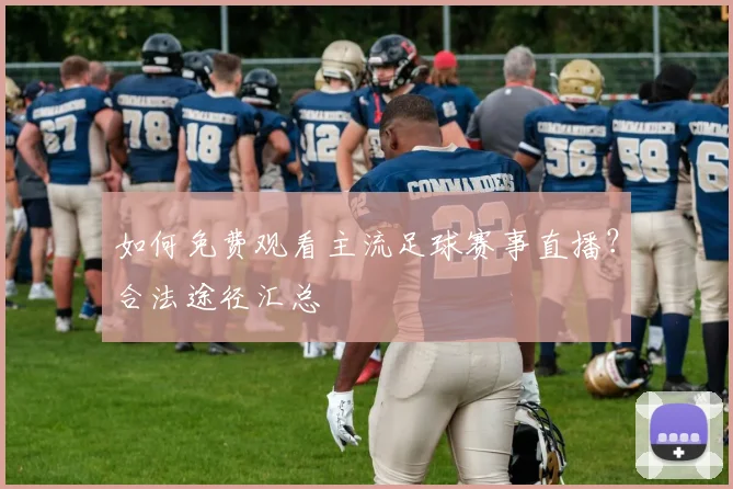 如何免费观看主流足球赛事直播？合法途径汇总